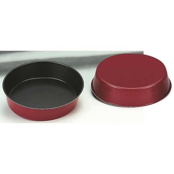 Moule à manqué - IBILI - 26 cm - Anti-adhænger aluminium - Rød med sorte pletter - Opvaskemaskine kompatibel