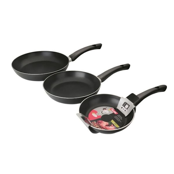 Pander - IBILI - Indubasic - 18 + 22 + 26 cm - Aluminium - Non-stick - Induktion