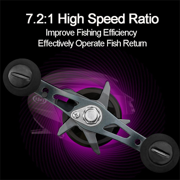 Baitcasting Reels Casting 8KG Drag Fiskehjul YZ left hand