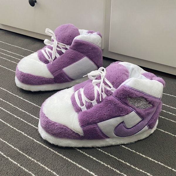 Aj Cotton Tofflor, vinter inomhus utomhus tofflor Lila T Lila Utomhus (36-44)