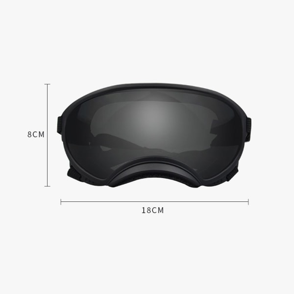 Justerbara Dog Goggles Pet Anti-UV Solglasögon V 5