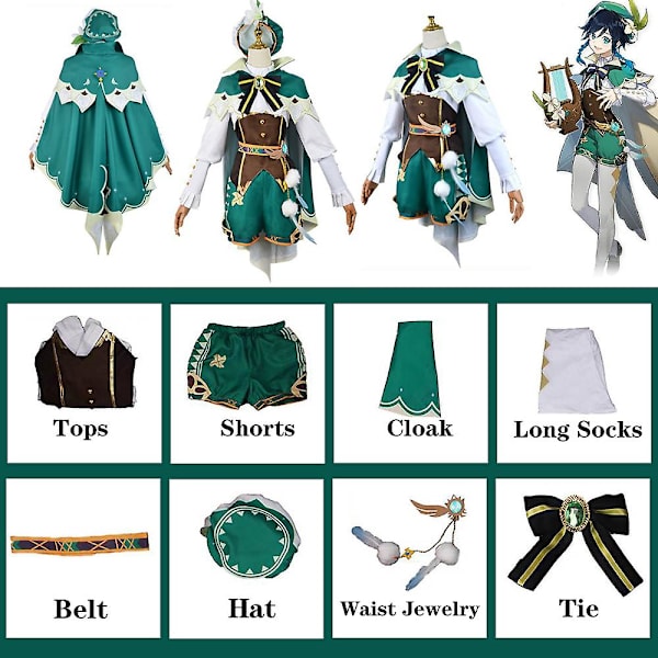 Halloween Genshin Impact Cosplay-asu Klee Cosplay Keqing Hutao Cosplay-univormu Peruukki Halloween-karnevaaliasut Keqing-asu o Z Keqing suit one XS-Genshin Impact