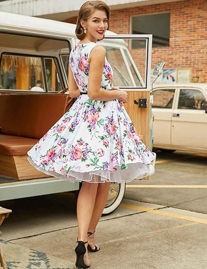50'er underskørt Rockabilly kjole Crinoline Tutu til kvinder I White M