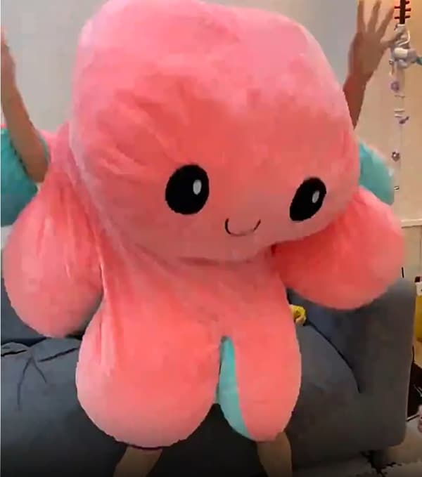 Superstor Flipped Octopus Dubbelsidig Flipped Doll Octopus Doll cm - Perfet T 30