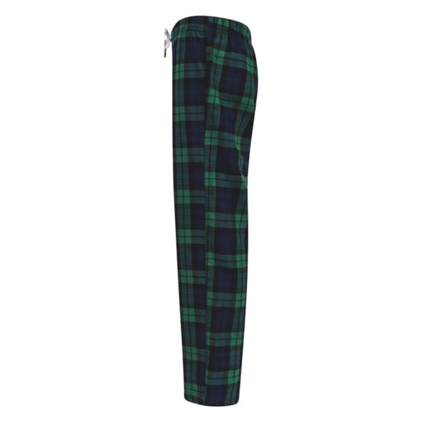 SF Minni Barn/Barn Tartan Loungebyxor 11-12 år Navy/Gr Navy/Green Check Z Navy/Green Check 11-12 Years