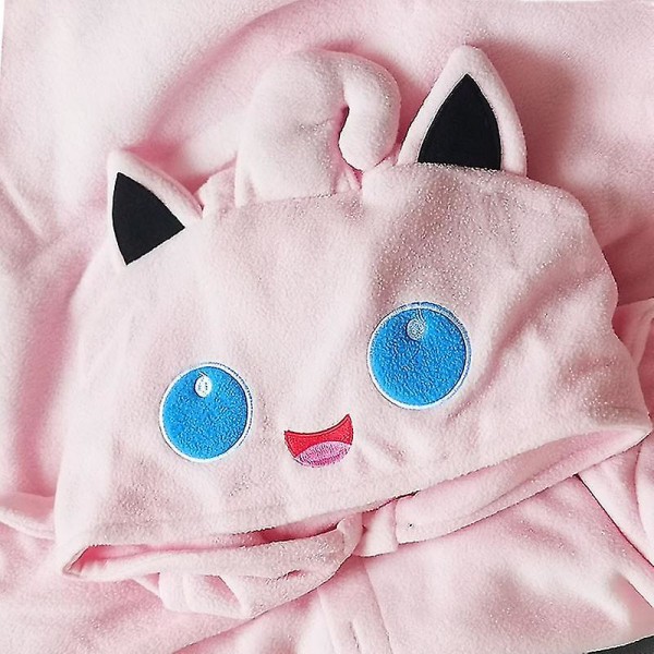 Jigglypuff Kostume Heldragt Pyjamas Halloween Jul i ét stykke Kigurumi til mænd kvinder Z M