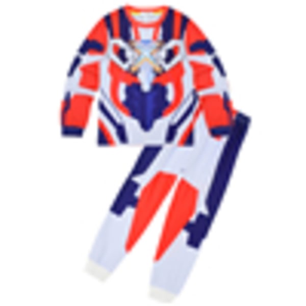 2st Pyjamas för barn Superman Altman långärmad tröja Nattkläder I C 130cm