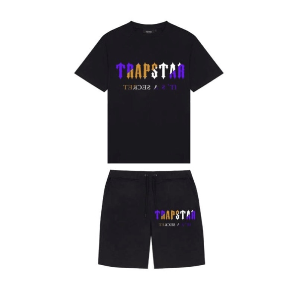 Herre mode T-shirt løs alsidig sportssæt 23 I XXL
