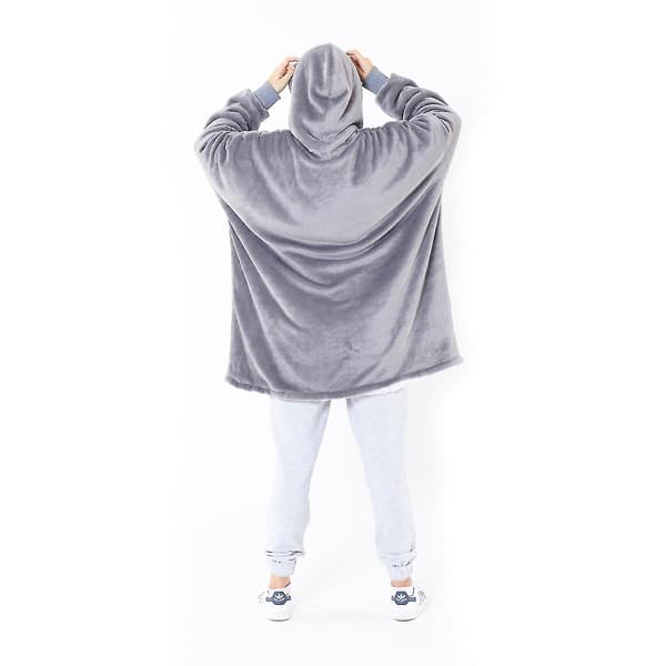Sofirn Vuorattu Fleece Huppari Harmaa