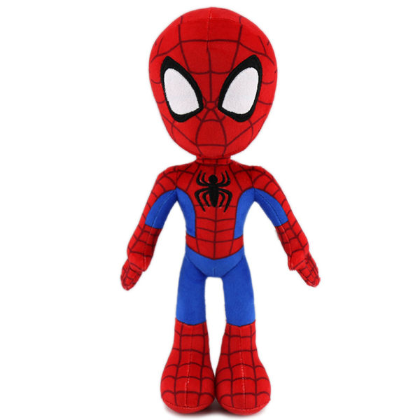 Spidey Plysch Mjuk Teddy Toy Superhjälte Cuddle Marvel Spider Man Z Red