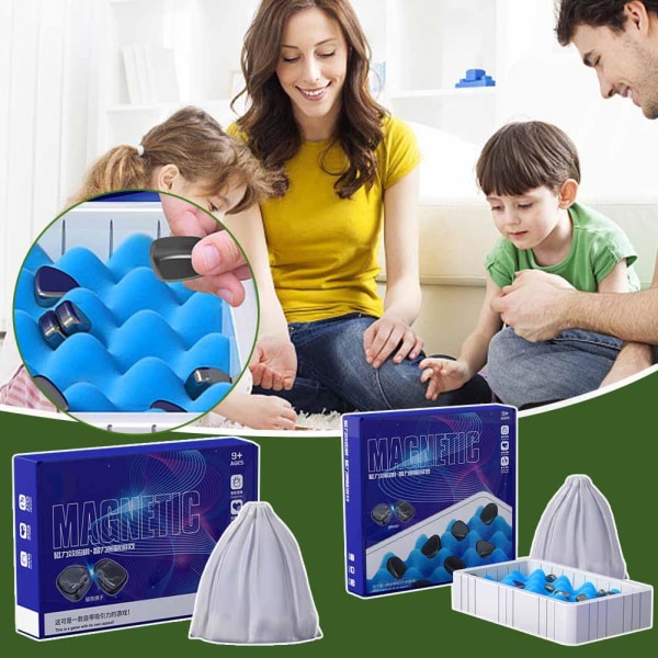 Puslespill Magnetisk effekt sjakk Morsomt interaktivt brettspill Rope style 2PC one
