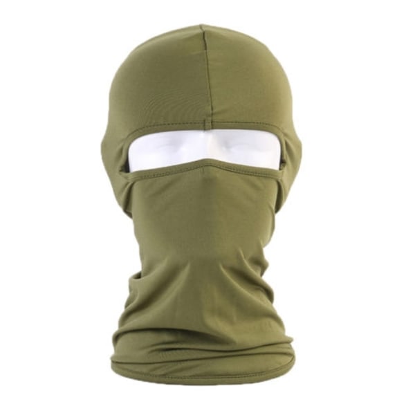 Baclava - skidmask - huva - Huvudhuva - Cykelmask solskydd - Perfet I Army Green