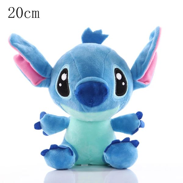 Mub- Lilo & Stitch Sininen Pehmo Lelut Riippuva Lelut Mallit Söpö Poika Tyttö Joulu Halloween Lelut Lahjat Vaaleanpunainen Z Pink 20cm