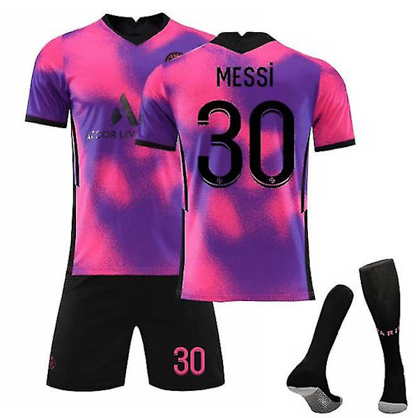 Fotballsett Fotballtrøye Treningstrøye W Messi M(170-175cm)