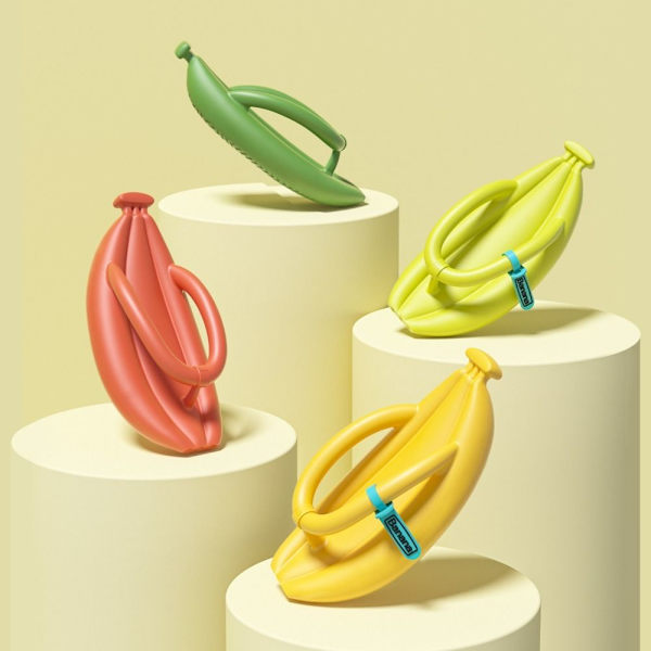 Banan Tofflor Tjocksulade Tofflor CYAN Cyan 36-37