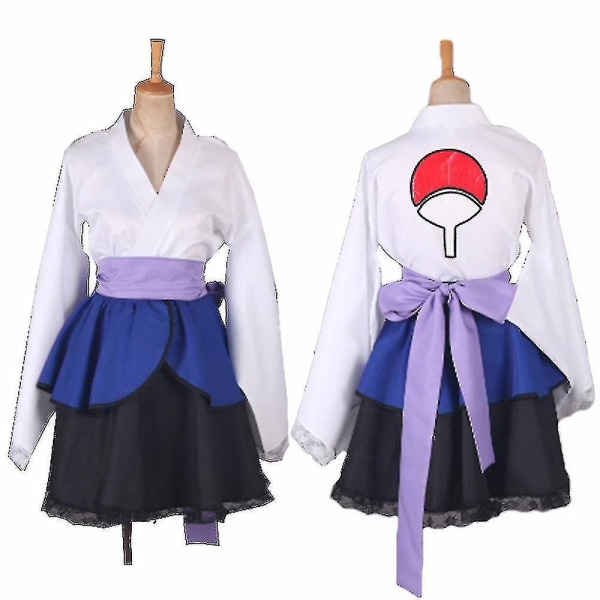 6 Styles Anime Ta Kjole Kvinder Kostume Akatsuki Kimono Maid Kjole Uchiha Sasuke Ta Tøj Dragt SetF L