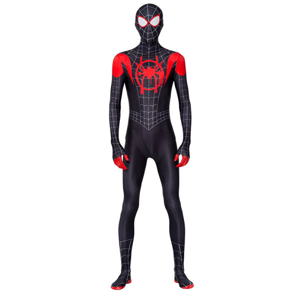 Miles Morales kostume Spiderman Cosplay Jumpsuit Cosplay kostume V