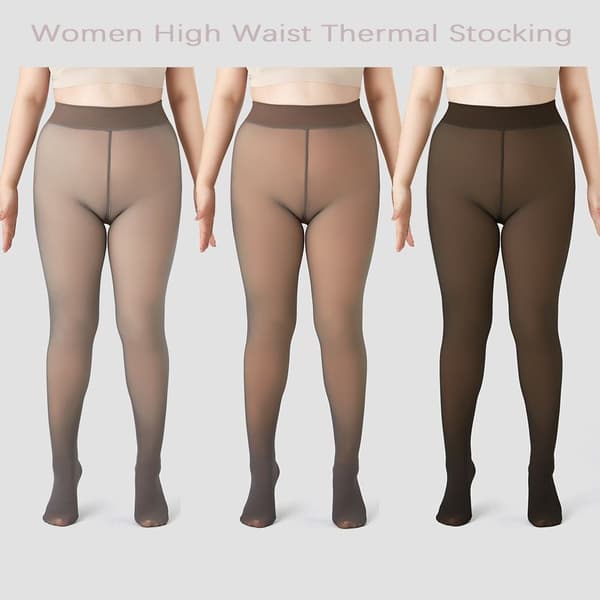 Varme Strømpebukser Strømper SORTE HELE FØDDER Black-full foot
