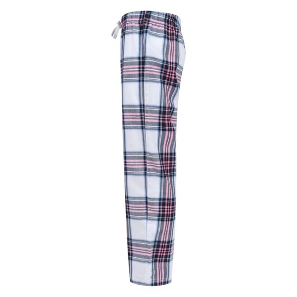 SF Minni Barn/Barn Tartan Loungebyxor 9-10 år Vit/Rosa White/Pink Check Z White/Pink Check 9-10 Years