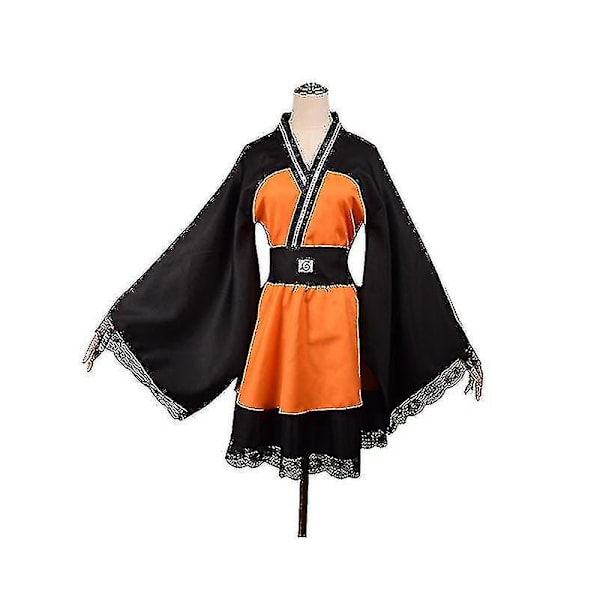 6 Styles Anime Ta Kjole Kvinder Kostume Akatsuki Kimono Maid Kjole Uchiha Sasuke Ta Tøj Dragt SetG XL