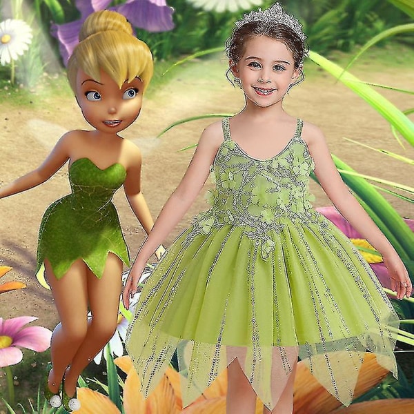 Peter Pan Princess Dress Halloween 90cm