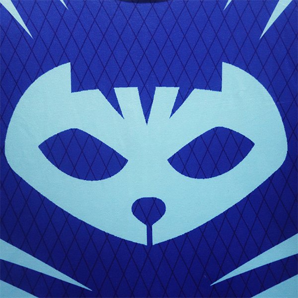 PJ Masks / Pyjamashjältarna - heldress + øyemaske Yl PJ Masks - Storlek: blå 110 cl
