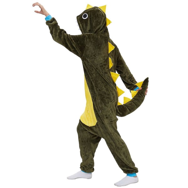 Jurassic Dinosaur Kostume Heldragt Pyjamas Til Voksne Børn Halloween Jul Onesie Kigurumi 140