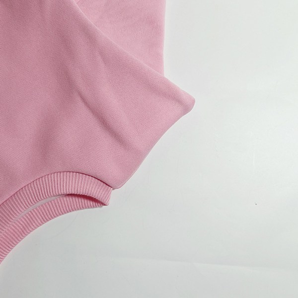 Tjejer med fickor 2 delar klädsel Enfärgade Sweatsuits Set I Rosa 100cm