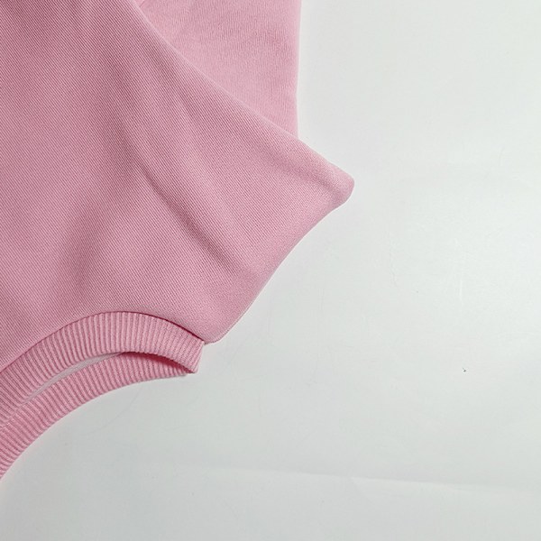 Tytöt taskuilla 2 osainen asu Yksivärinen Verkkarit Setti I Rosa 120cm