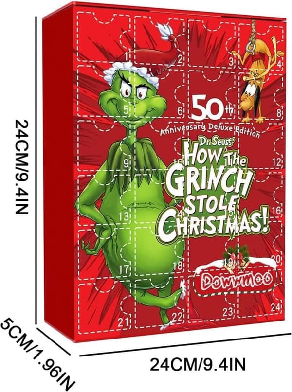 Adventskalender 2023 Juletræspynt Julekalender til børn Voksne E