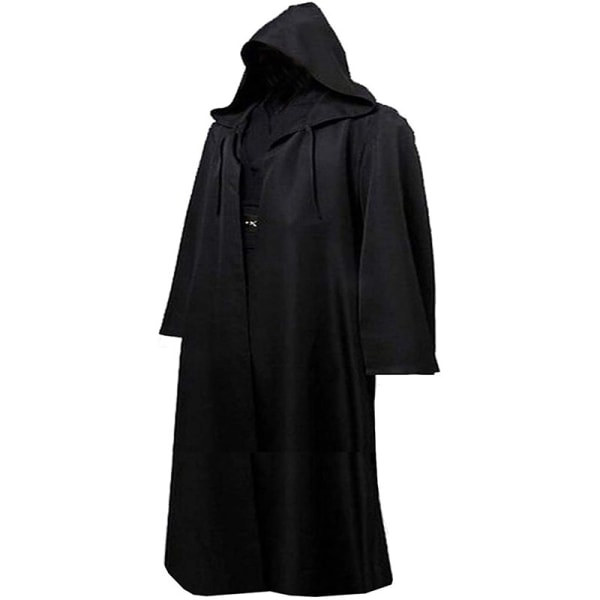 Vuxen Halloween Kostym Huvtröjor Robe Cosplay Capes Huvrock black z black L