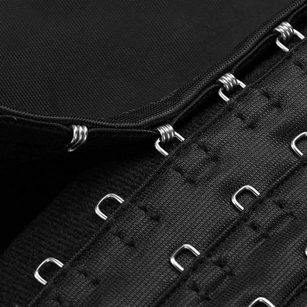 Kvinnor Waist trainer Korsett vettbälte Trimmer Träning Fitness I black S