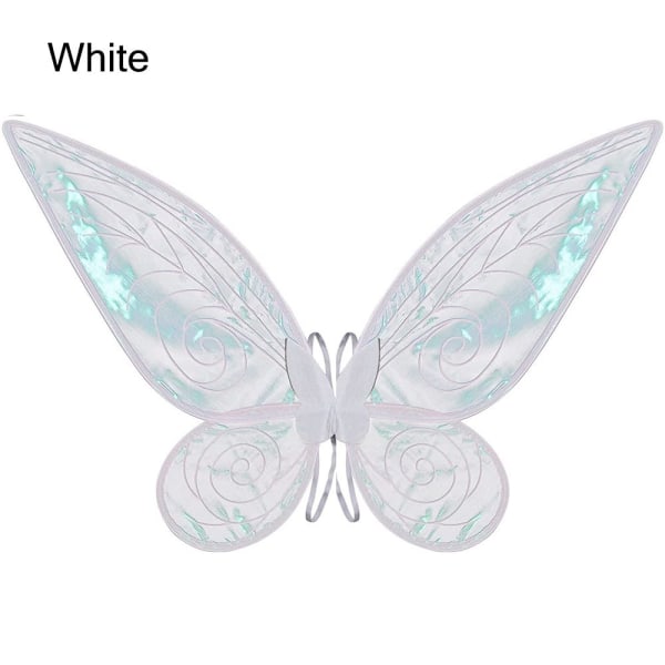 Halloween kostymer Fairy Wings Dress-Up Wings W white