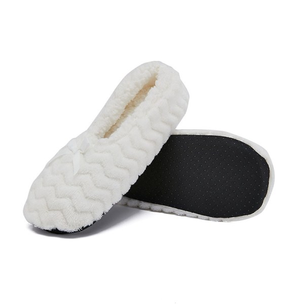 Naisten talvitöppöset Slip On -tossut Kevyt mukavuus Valkoinen Z Vit 36/38