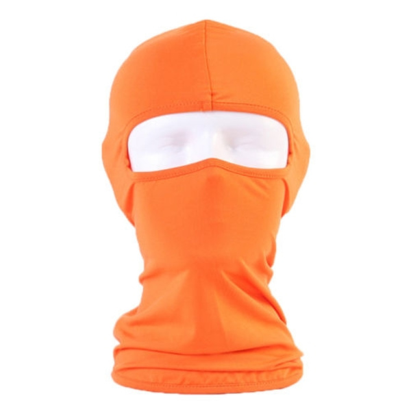 Balaklava - skidmaske - hette - Hodeplagg - Sykkelmaske solbeskyttelse - Perfekt I Orange