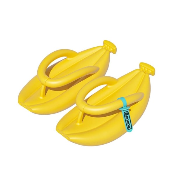 Bananofflor Tykke sålede Tøfler GUL Yellow 38-39