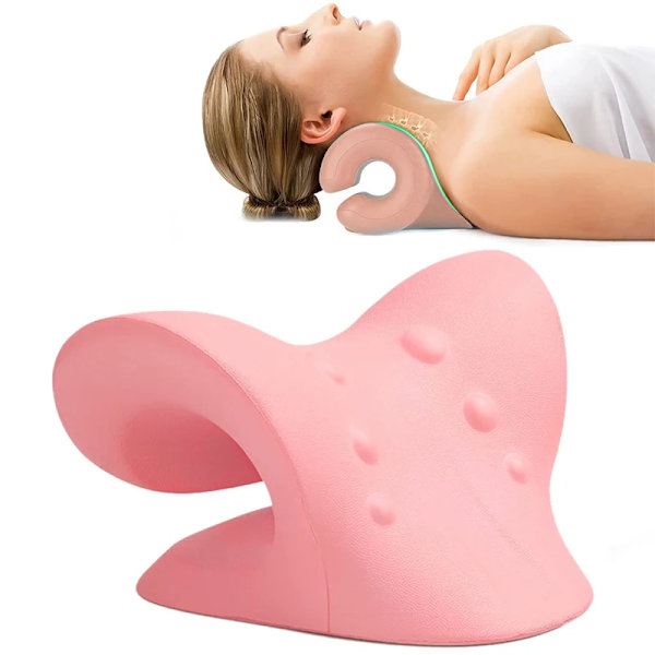 Nacke Axel Bår Cervical Kiropraktik Traction Kudde pink