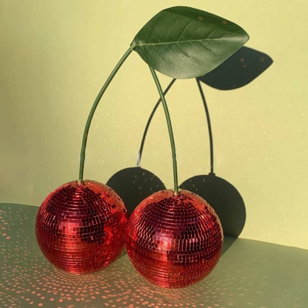 Cherry Disco Ball Hamprydnad SILVER W silver