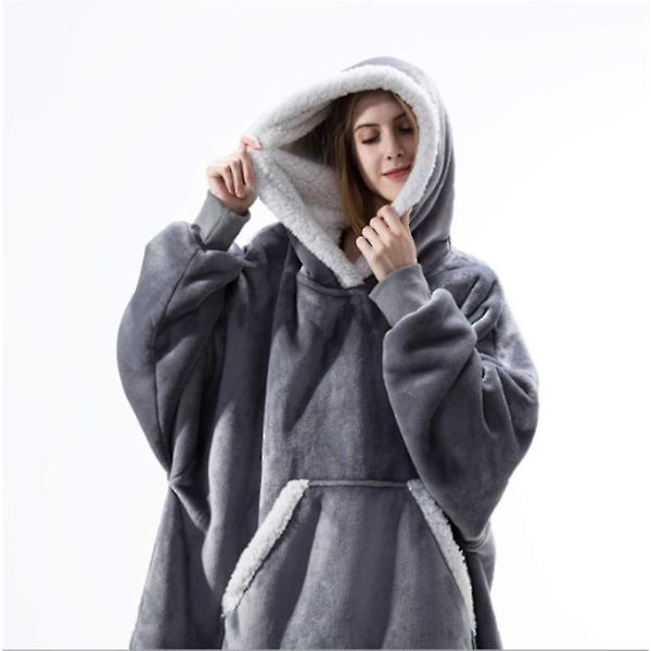 Filt Sweatshirt Oversized hættetrøje Yl Grey