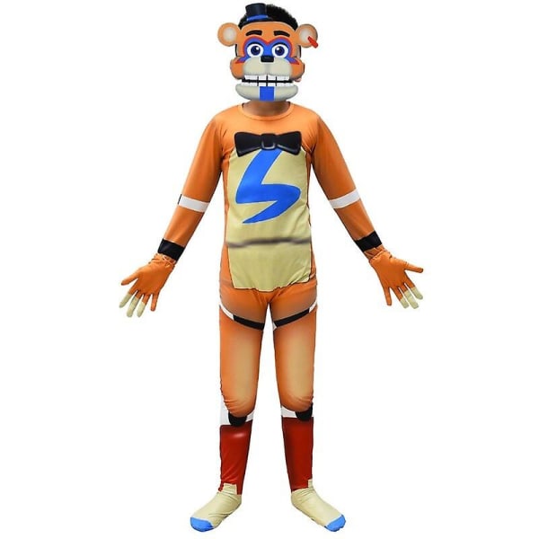 Five Bear Bonnie Bear Costume Game Fnaf Foxy Chica Bonnie Freddy Cosplay Kostymer Fancy Nightmare Halloween kostyme for barn I 189 130(7Y)