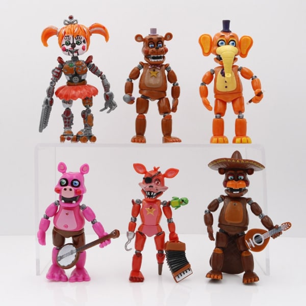 FNAF Toys Action Figurer STIL 1 YTU Style 1