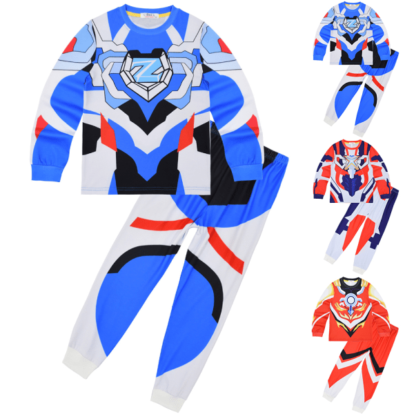2 kpl Superman-lasten pyjamaa, pitkähihainen paita, yövaatteet I A 120cm