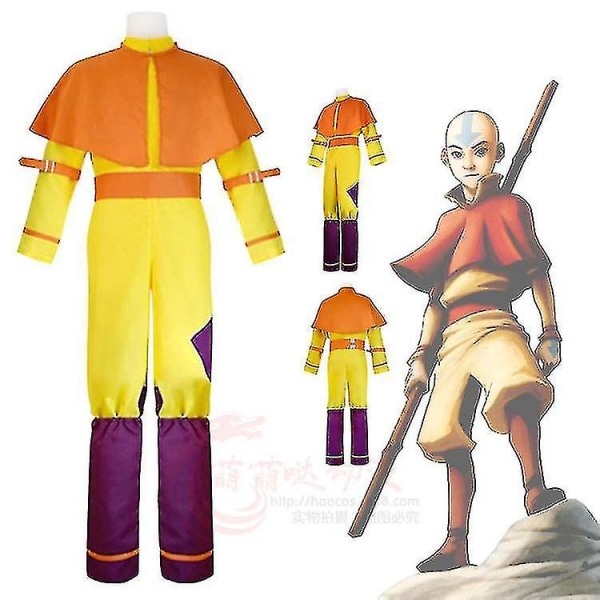 Halloween Cos Scene Kostyme, Avatar The Last Airbender, Prins Zuko Cosplay Kostyme Komplett Sett Katara Blue M