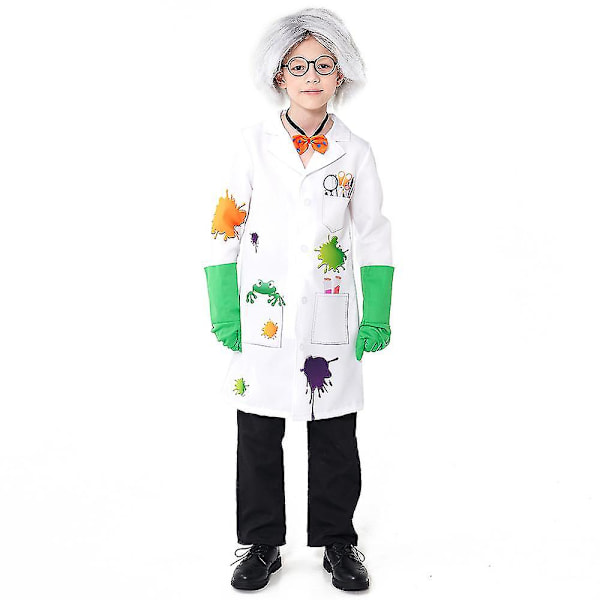 Børns Lab-forsker Overalls Halloween boy XS