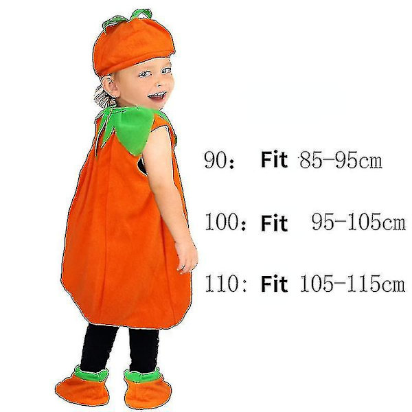 Halloween-kostyme for gutter og jenter Cosplay-kostymeshow Barn oppblåsbar kostyme 110 cm