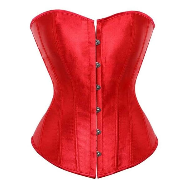 Korset Bustier Toppe SORT W black XXL