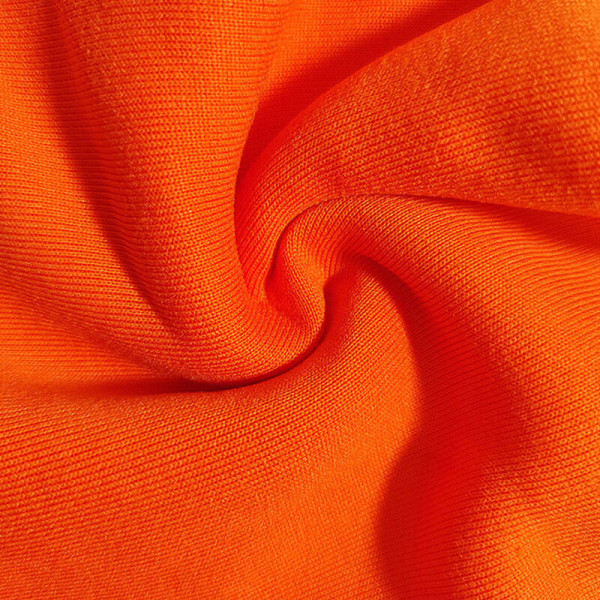 Tjejer med fickor 2 delar klädsel Enfärgade Sweatsuits Set I Orange 120cm