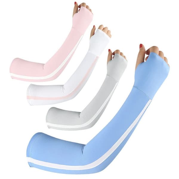 Ice Sleeve Armskydd Ice Arm Sleeves GRÅ W Grey