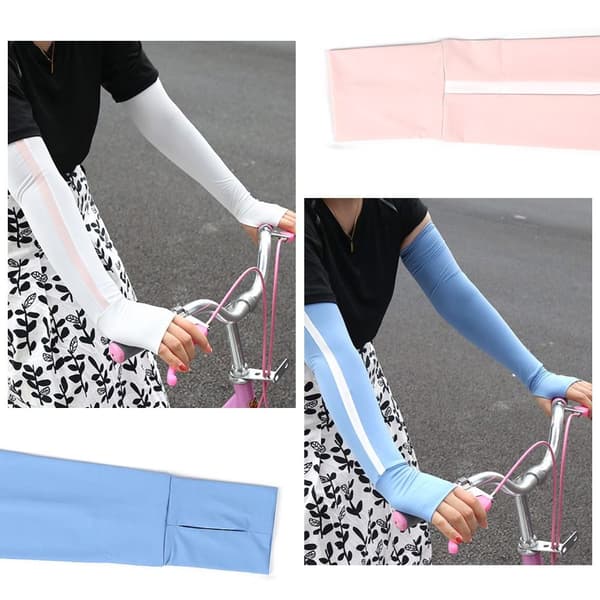 Ice Sleeve Armskydd Ice Arm Sleeves HARMAA W Grey