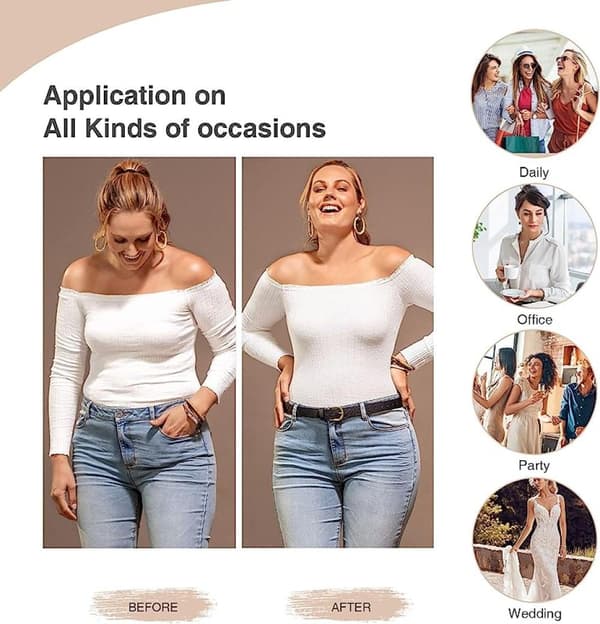 Shapewear til kvinder med hofteløft og maveindpakning Black L
